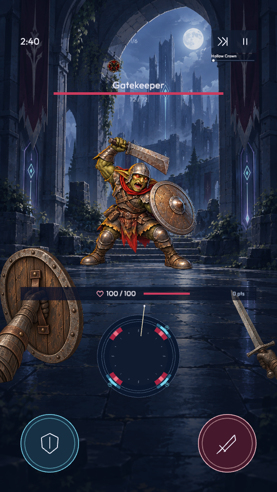 Battlebeat app interface